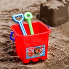 Набор для игры в песке: ведро, совок, грабли, PAW PATROL Цвет МИКС, 530 мл - Фото 2