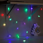 УЦЕНКА Гирлянда «Нить» 3 м с насадками «Снежинки малые», IP20, прозрачная нить, 20 LED, свечение мульти (RG/RB), мигание, USB - Фото 7