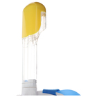 Маска для снорклинга ONLYTOP, р. S/M, цвет синий - Фото 3