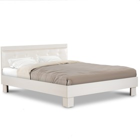 Кровать «Азалия 18 М» без ПМ, 1800 × 2000 мм, без основания, цвет бодега белая