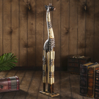 Сувенир дерево "Жираф с узором сеточка" 9,5х15,5х80 см - фото 318190800