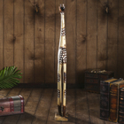 Сувенир «Жираф с узором сеточка», 9.5×15.5×80 см, дерево - фото 57928466