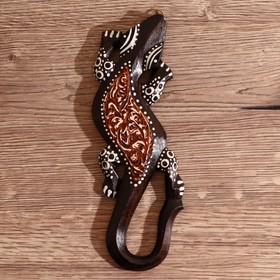 Панно дерево "Геккон с пятнистыми лапками" 0,5х7,5х20 см 4165608