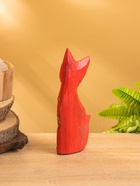 Сувенирный набор «Красные кошечки», h=20 см, h=15 см, h=12 см, 4×13×20 см, дерево 4165727 - фото 16763386