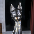 Сувенир «Кошка с золотистыми завитушками», 5×14×60 см, дерево - Фото 2