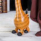 Сувенир «Рыжая кошечка с длинной шеей», 10×15×50 см, дерево - фото 57928485