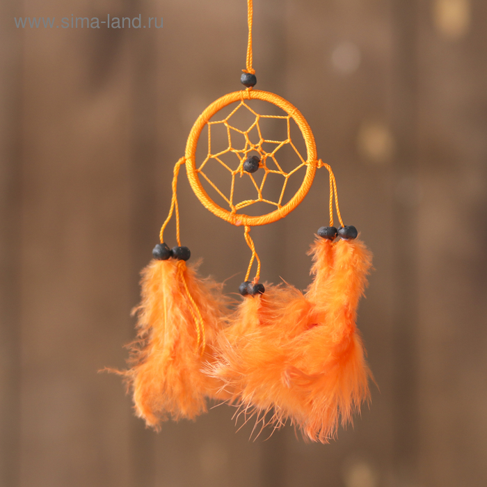 Ловец снов "Осенняя пора" оранжевый 0,5х6х25 см - Фото 1