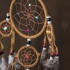 Ловец снов «Пять коричневых колец», 0.7×15×40 см - Фото 3