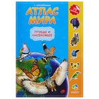 Атлас Мира с наклейками «Птицы и насекомые», 21 × 29.7 см - Фото 1