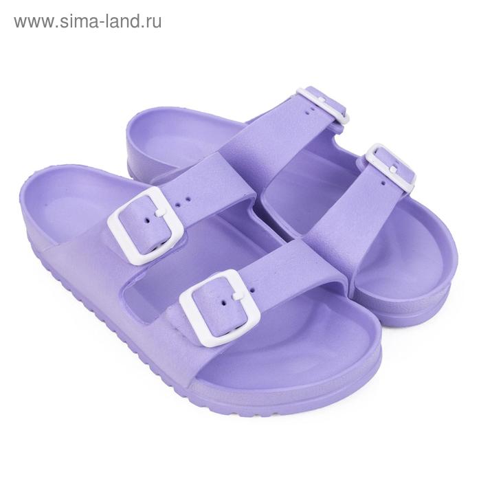 Сланцы женские, цвет сиреневый, размер 41 - Фото 1