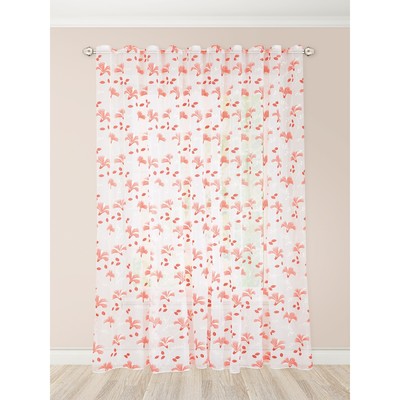 Штора тюль 300х260 см, вуаль печать, пэ 100%