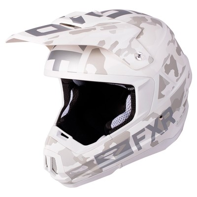 Шлем FXR Torque Squadron, размер S, мульти, хаки, белый