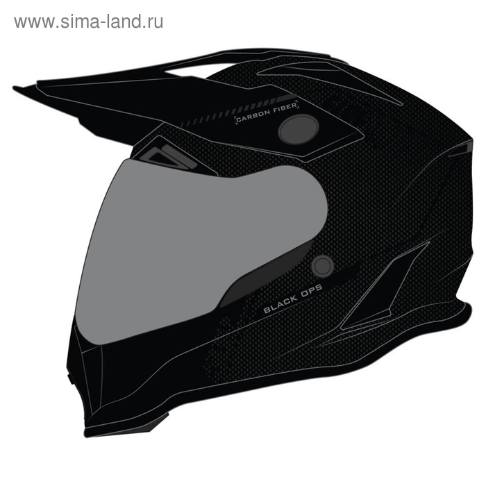 Шлем 509 Delta R3 Carbon Fidlock® (ECE), размер XL, чёрный - Фото 1