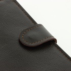 Обложка для документов 3 в 1: для автодокументов, паспорта, купюр на кнопке TEXTURA, цвет коричневый - Фото 3