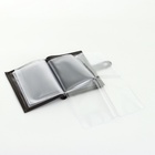 Обложка для документов 3 в 1: для автодокументов, паспорта, купюр на кнопке TEXTURA, цвет коричневый - Фото 5