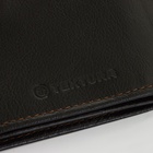 Обложка для документов 3 в 1: для автодокументов, паспорта, купюр на кнопке TEXTURA, цвет коричневый - Фото 6