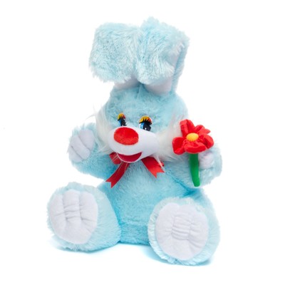 Мягкая игрушка «Заяц с цветком», 60 см, цвет МИКС