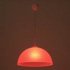 Светильник подвесной BayerLux «Волна», E27 15 Вт, красный, 40×40×18 (+60) см - Фото 3