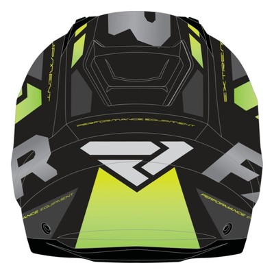 Шлем FXR Maverick Team с подогревом, размер L, чёрный, серый, жёлтый