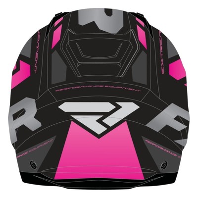 Шлем FXR Maverick Team с подогревом, размер M, чёрный, серый, розовый