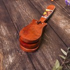 Сувенирный музыкальный инструмент дерево "Кастаньет с узором" 4x5x23 см - Фото 6