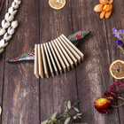 Сувенирный музыкальный инструмент «Трещотка крокодил пятнистый», 4×27×9 см, дерево, МИКС - Фото 16