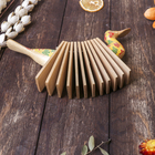 Сувенирный музыкальный инструмент «Трещотка крокодил пятнистый», 4×27×9 см, дерево, МИКС - Фото 5