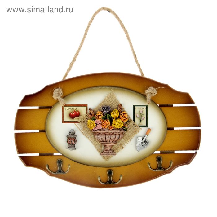Крючки декоративные "Икебана" 26х15 см - Фото 1