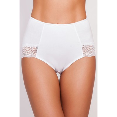 Трусы женские слипы корректирующие, цвет белый, р-р 50 (XL)