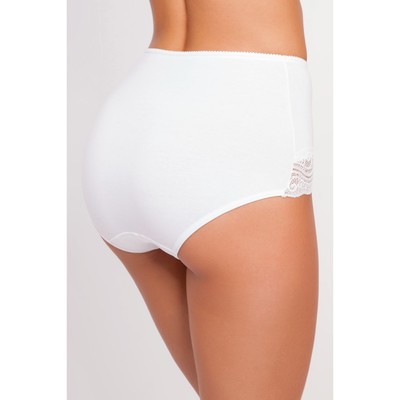 Трусы женские слипы корректирующие, цвет белый, р-р 50 (XL)