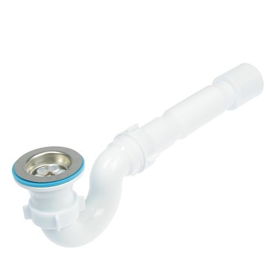 Сифон для душевого поддона «АНИ Пласт» Е115, 1 1/2" × 40 мм, с гофротрубой 50 мм