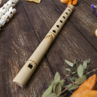 Музыкальный инструмент бамбук "Флейта светлая" 30x1,8x1,8 см - Фото 3