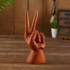 Подставка под визитки «Мир», 8×10×22 см, дерево - Фото 1