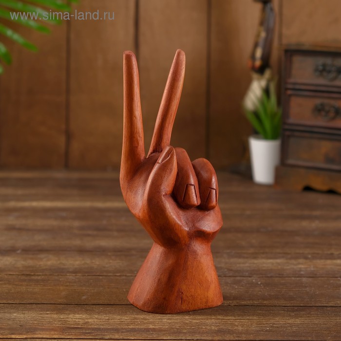 Подставка под визитки «Мир», 8×10×22 см, дерево - Фото 1