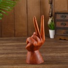 Подставка под визитки «Мир», 8×10×22 см, дерево - Фото 2