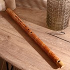 Музыкальный инструмент бамбук"Флейта расписная" 60x3,5x3,5 см - фото 8818318