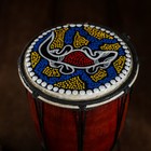 Сувенирный музыкальный инструмент "Барабан Джембе Цветочный узор" 11x11x20 см МИКС 4165874 - фото 16390352