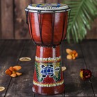 Сувенирный музыкальный инструмент «Барабан Джембе ящерица», 14×14×30 см, МИКС - Фото 5