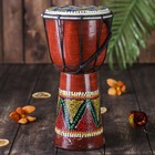 Сувенирный музыкальный инструмент «Барабан Джембе ящерица», 14×14×30 см, МИКС - Фото 6