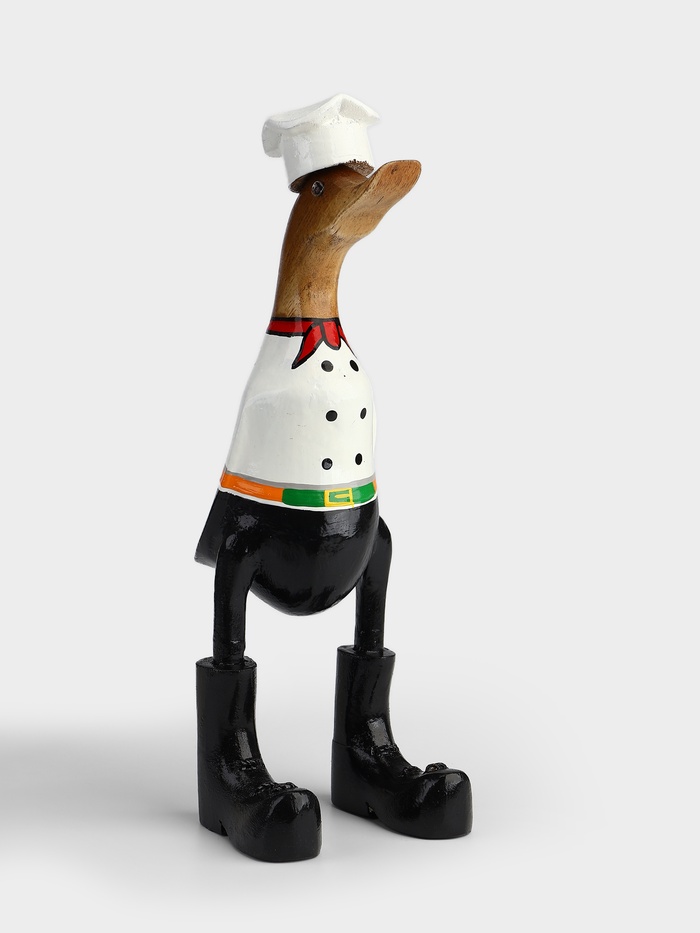 Сувенир «Утка Повар», 13×9×27 см, дерево - Фото 1