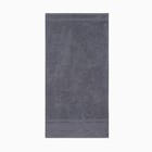 Полотенце махровое Бодринг 50х90 +/- 2см, серый, хлопок 100%, 430г/м2 - Фото 2