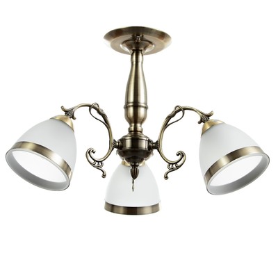 Люстра «Мадлен» 3×40 Вт E27 античная бронза 40×40×50 см