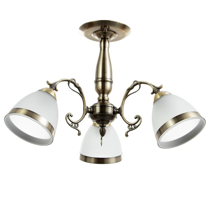 Люстра «Мадлен» 3×40 Вт E27 античная бронза 40×40×50 см - Фото 1