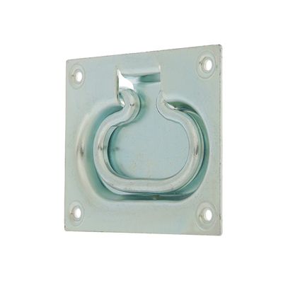 Ручка откидная скрытая 100х80 мм, покрытие цинк