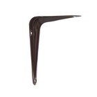 Кронштейн 75х100 полимер, коричневый, 50 шт. (комплект 50 шт) - фото 20932977