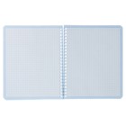 Тетрадь 96 листов клетка на гребне "Фламинго", картонная обложка, МИКС - фото 20932984