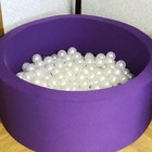 Набор шаров для сухого бассейна 500 шт, цвет: белый перламутр - фото 9337904