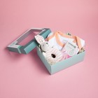 Набор Крошка Я "Маленькая Зайка": боди, носки, игрушка, р. 24, рост 68-74 см - фото 24071779