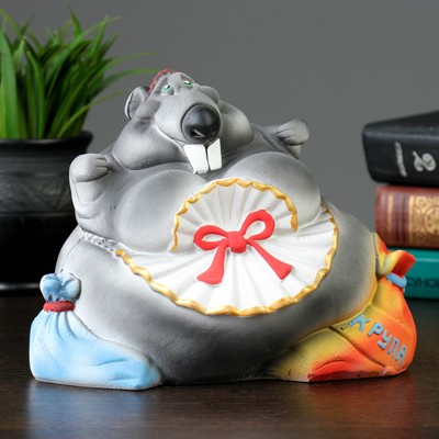 Копилка "Крыса хозяйка" 21х15х16,5см