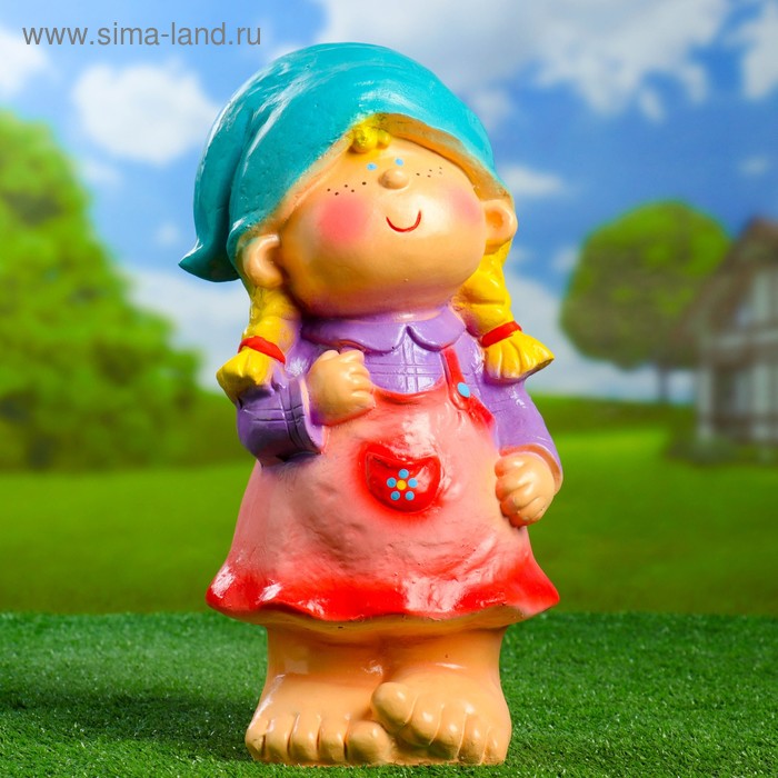 Садовая фигура "Даша" 38х20х12см - Фото 1